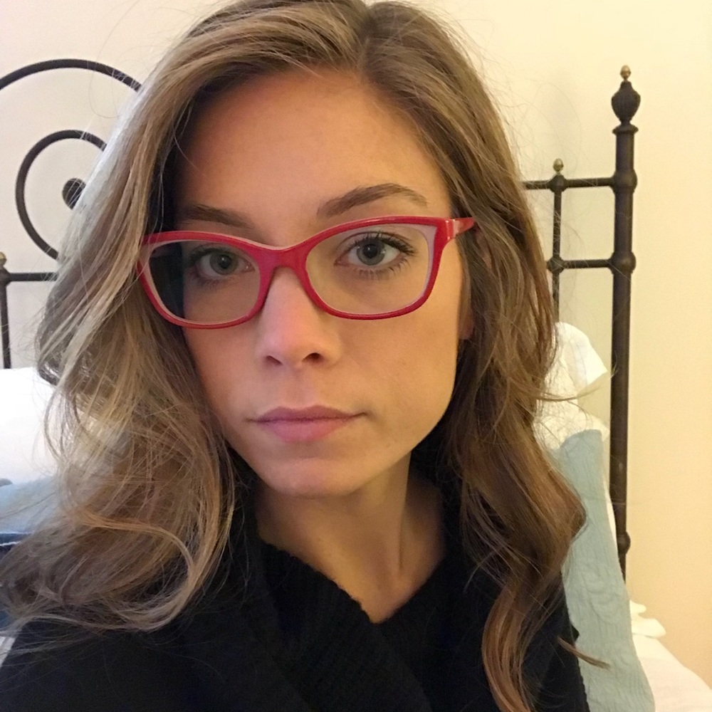 Red Prada glasses